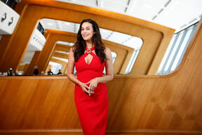 Megan Gale David Jones X Qantas Photo Shoot