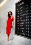 Megan Gale David Jones X Qantas Photo Shoot