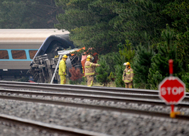 Emergency Crew Inspect Wallan Train Crash Wreckage