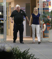 Clive Palmer Dines With Wife at the Southport Yacht Club