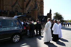 Curtis Cheng Funeral at St Mary’s Cathedral
