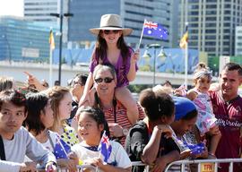 Duke And Duchess Of Cambridge Greet Crowds In Brisbane