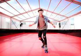 Rooftop Roller Rink Launch