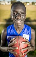 Sudanese Junior AFL Player Ayang Nyanjok