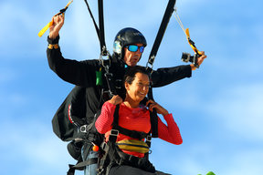 Layne Beachley Skydiving On The Gold Coast