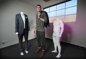 Mason Cox Gets Custom Suit Fitted